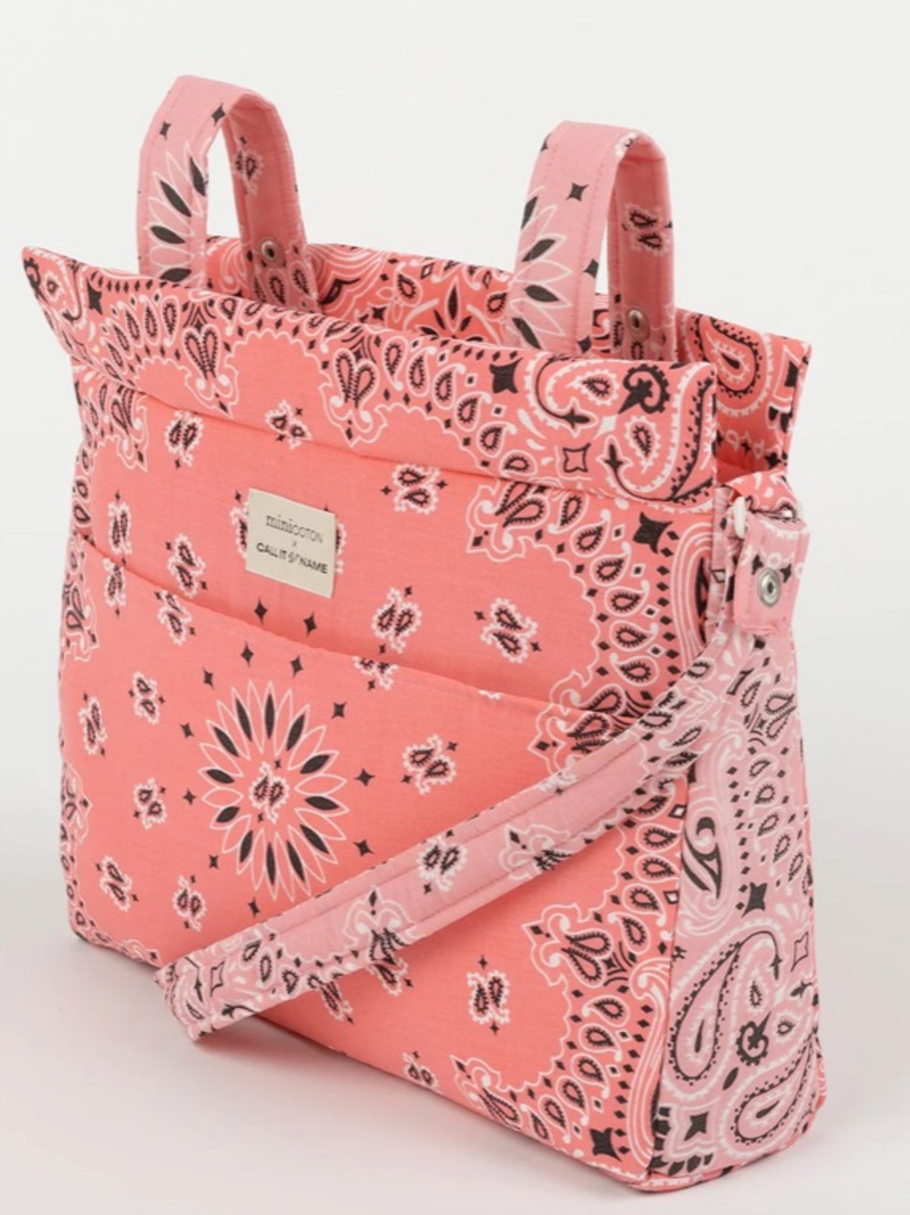 MiniCoton x Call it by Your Name Icon Bag - Strawberry / Pale Pink. NWT